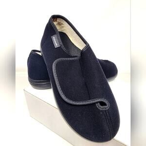 Schawos Black Slipons Stretch Orthopedic Shoes Comfort 889 Women's Size12 New